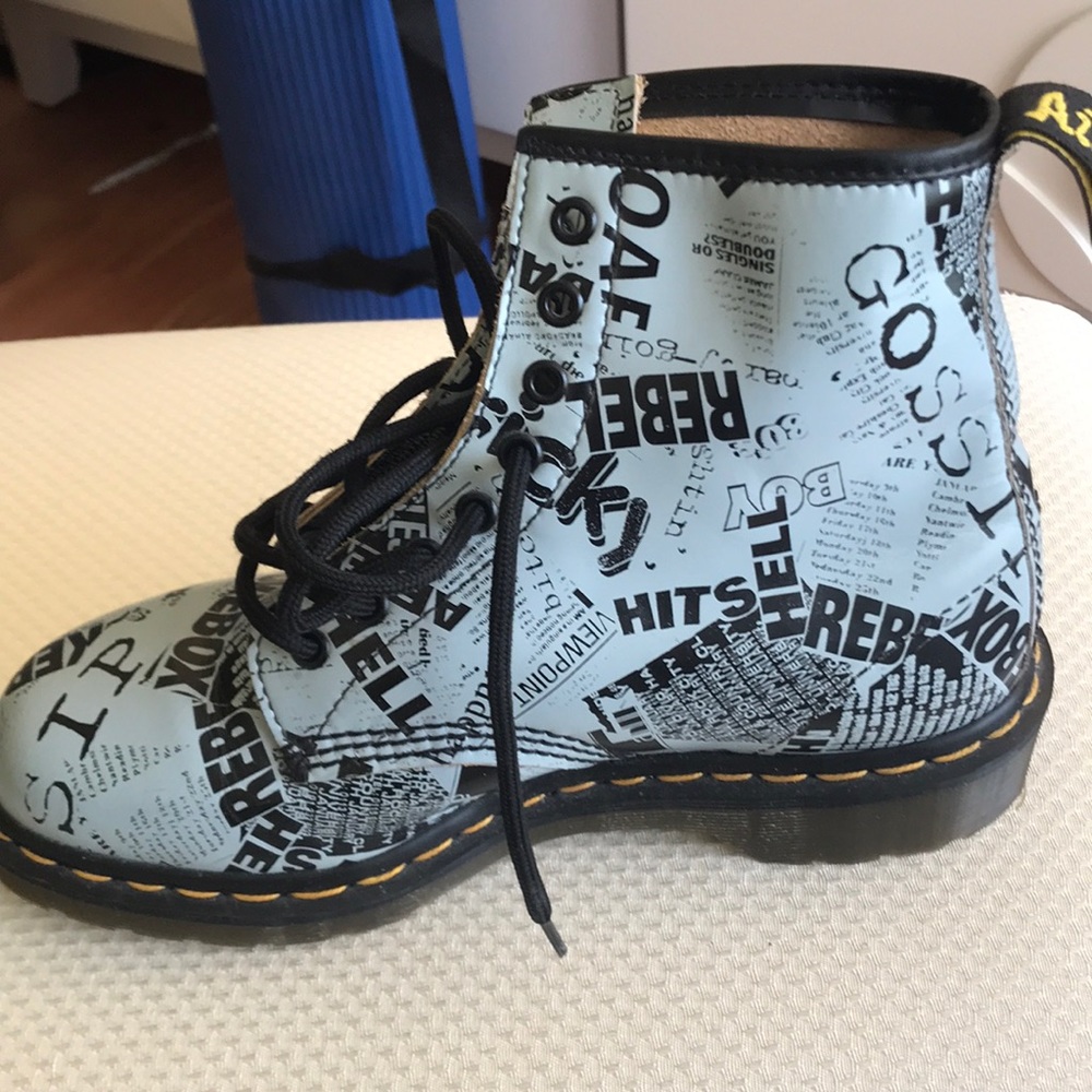 Vintage printed Doc Martins